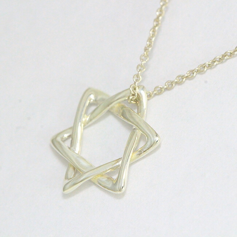 Tiffany Co Star of David Necklace Silver Accessory